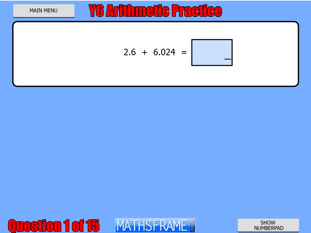 7 Mental arithmetic math games for students aged 6-10
